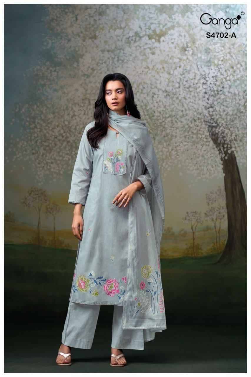 GARVIKA 4702 Series By Ganga Fashion Beautiful Festive Suits Stylish Colorful Fancy Casual Wear & Ethnic Wear PREMIUM COTTON Dresses At Wholesale Price